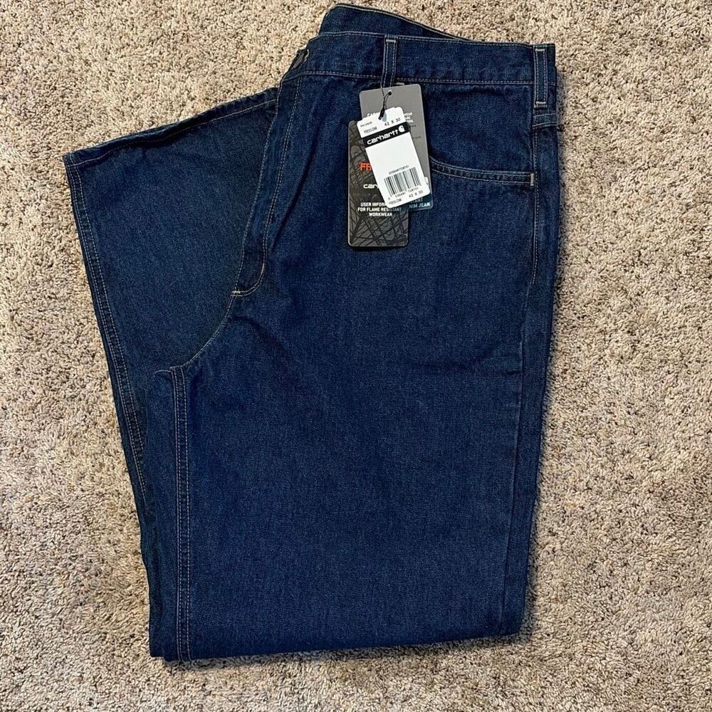 NWT Carhartt Jeans FR Flame Resistant CAT 2 2112 Work Wear Jeans Men’s 42x30